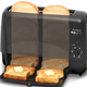 Illustration for article titled Compact Slide-Through Toaster Works In Just 90 Seconds